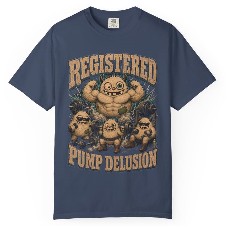 Registered Pump Delusion t-shirt in Espresso, photo 3
