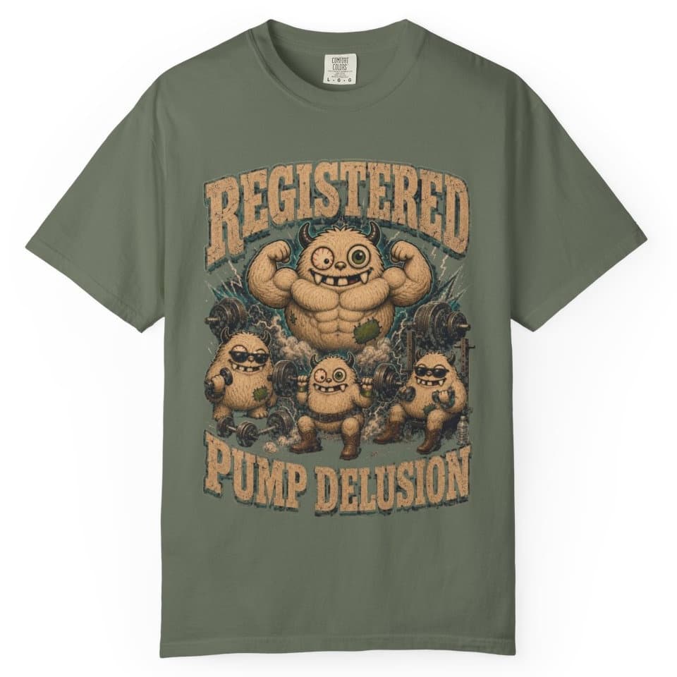 Registered Pump Delusion t-shirt in Espresso, photo 5