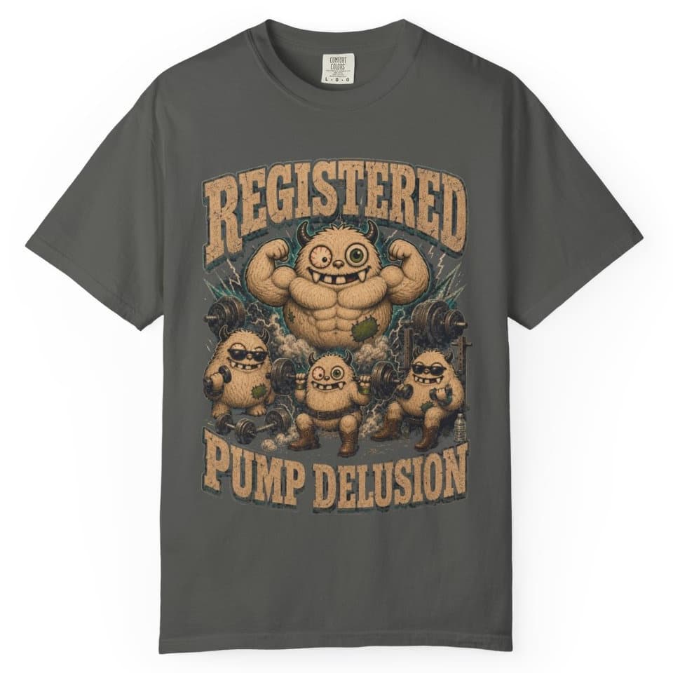 Registered Pump Delusion t-shirt in Espresso, photo 4