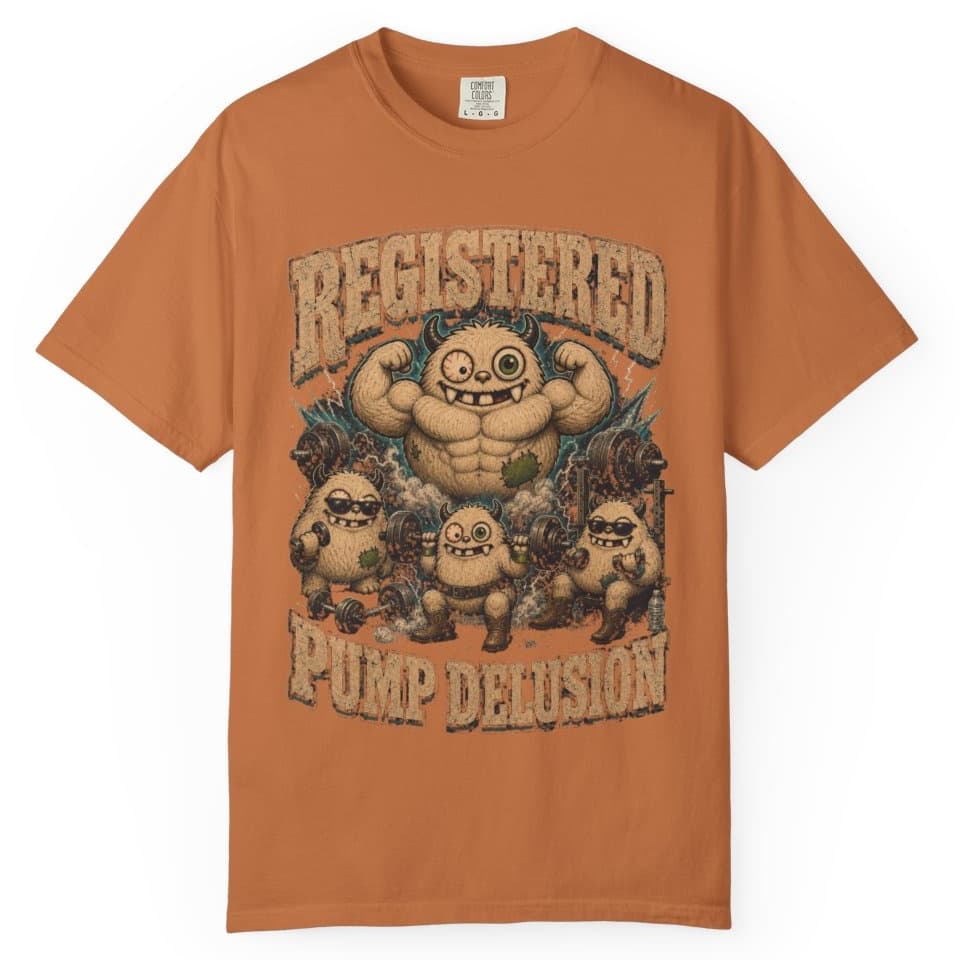 Registered Pump Delusion t-shirt in Espresso, photo 10