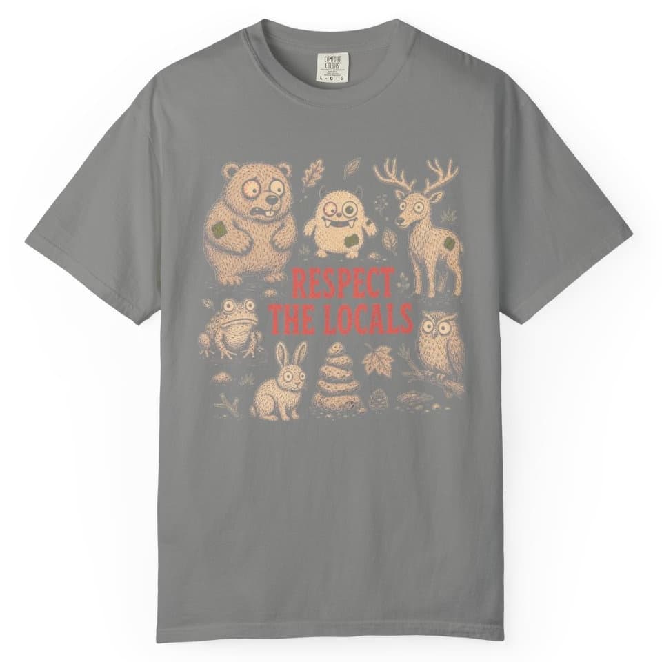 Respect the Locals t-shirt in Espresso, photo 7