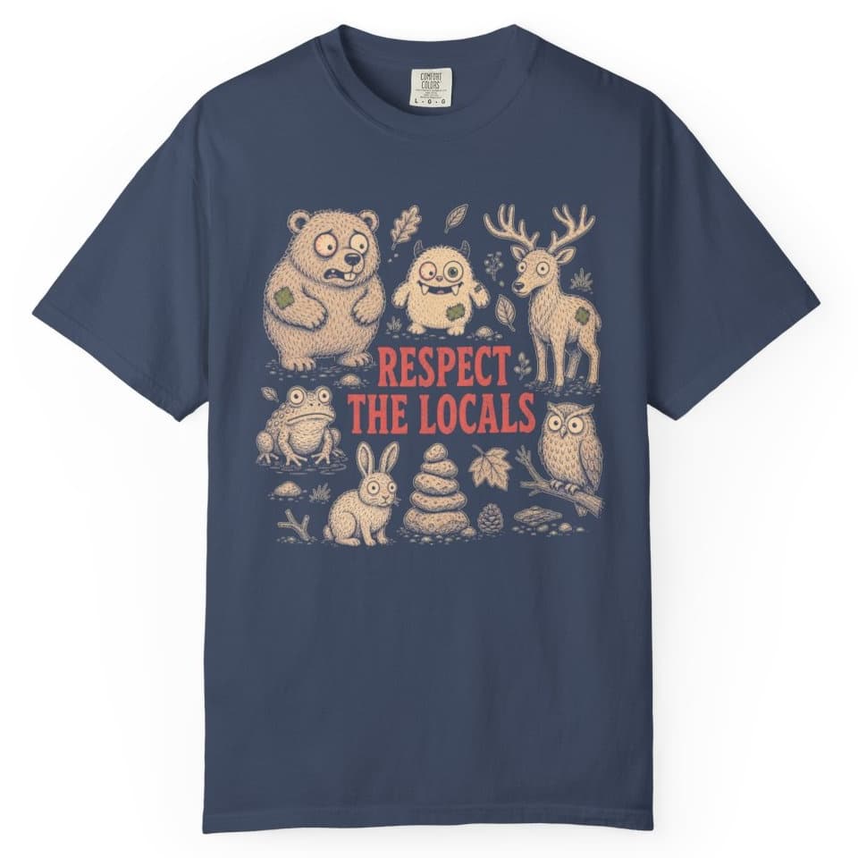 Respect the Locals t-shirt in Espresso, photo 3