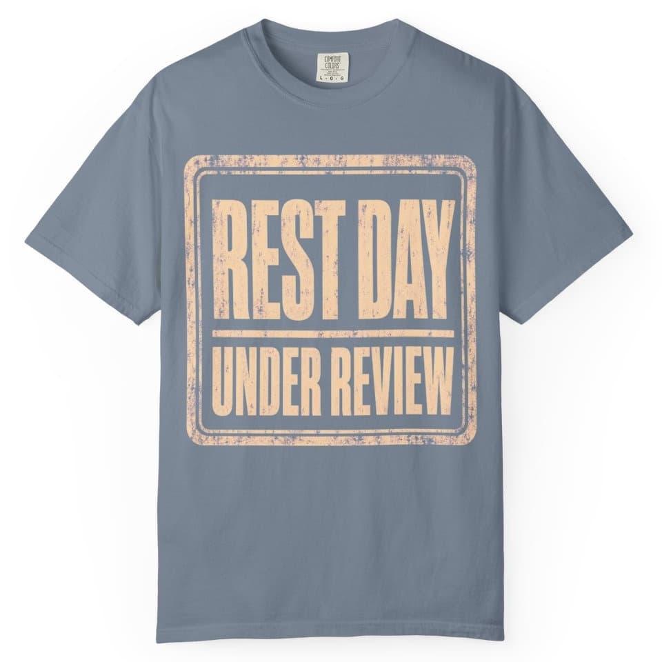 Rest Day Review Board t-shirt in Black, photo 8