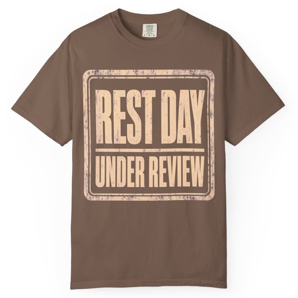 Rest Day Review Board t-shirt in Black, photo 3