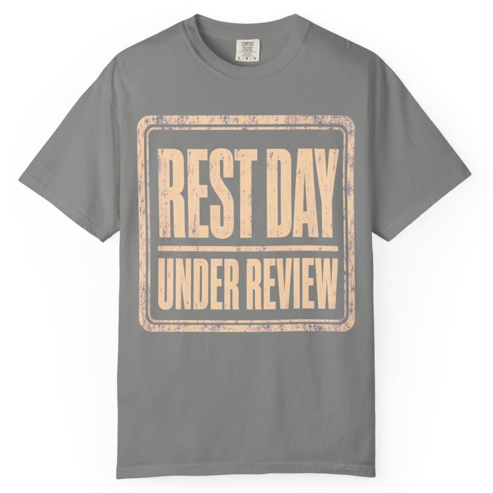 Rest Day Review Board t-shirt in Black, photo 7