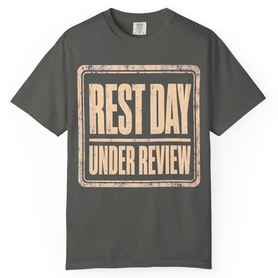 Rest Day Review Board t-shirt in Black, photo 4