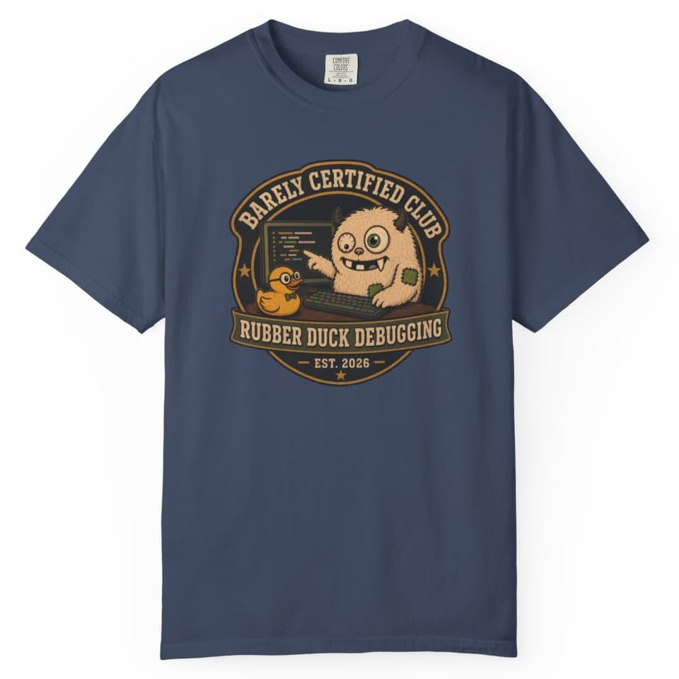 Duck Desk Consultant t-shirt in Midnight, photo 1
