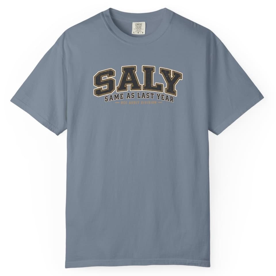 SALY Varsity t-shirt in Moss, photo 8