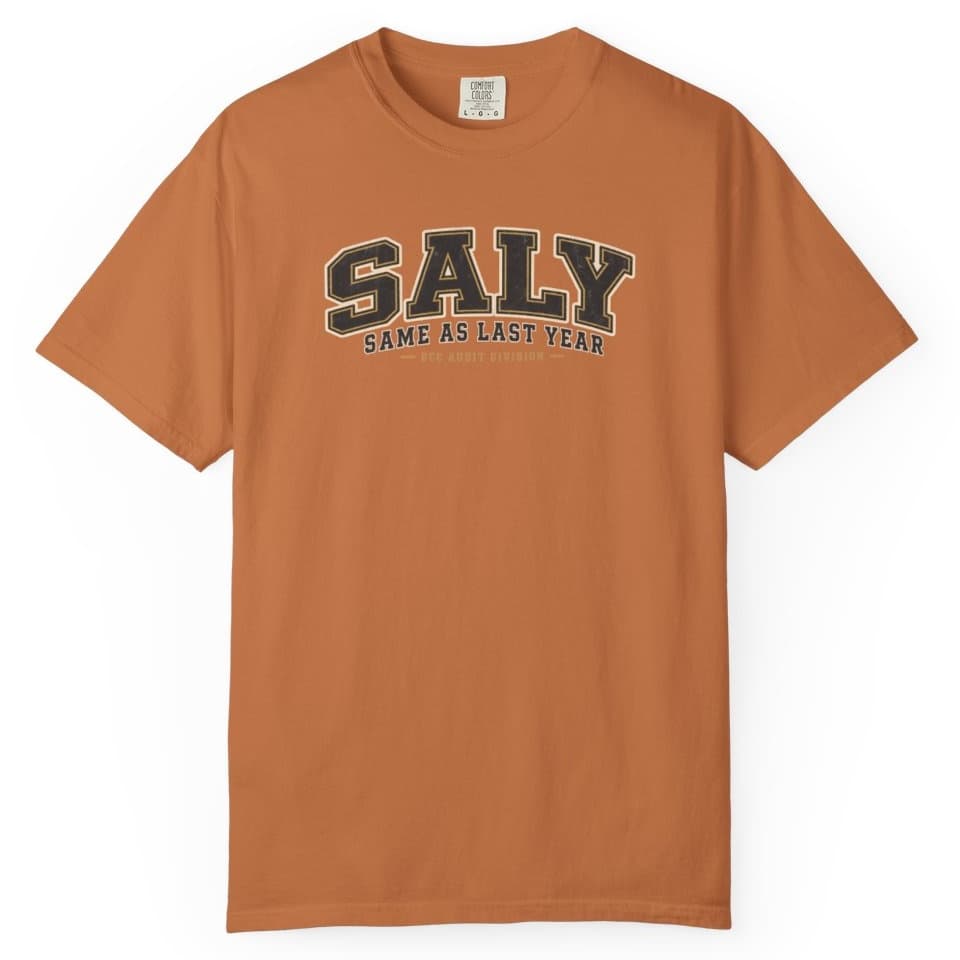SALY Varsity t-shirt in Moss, photo 11