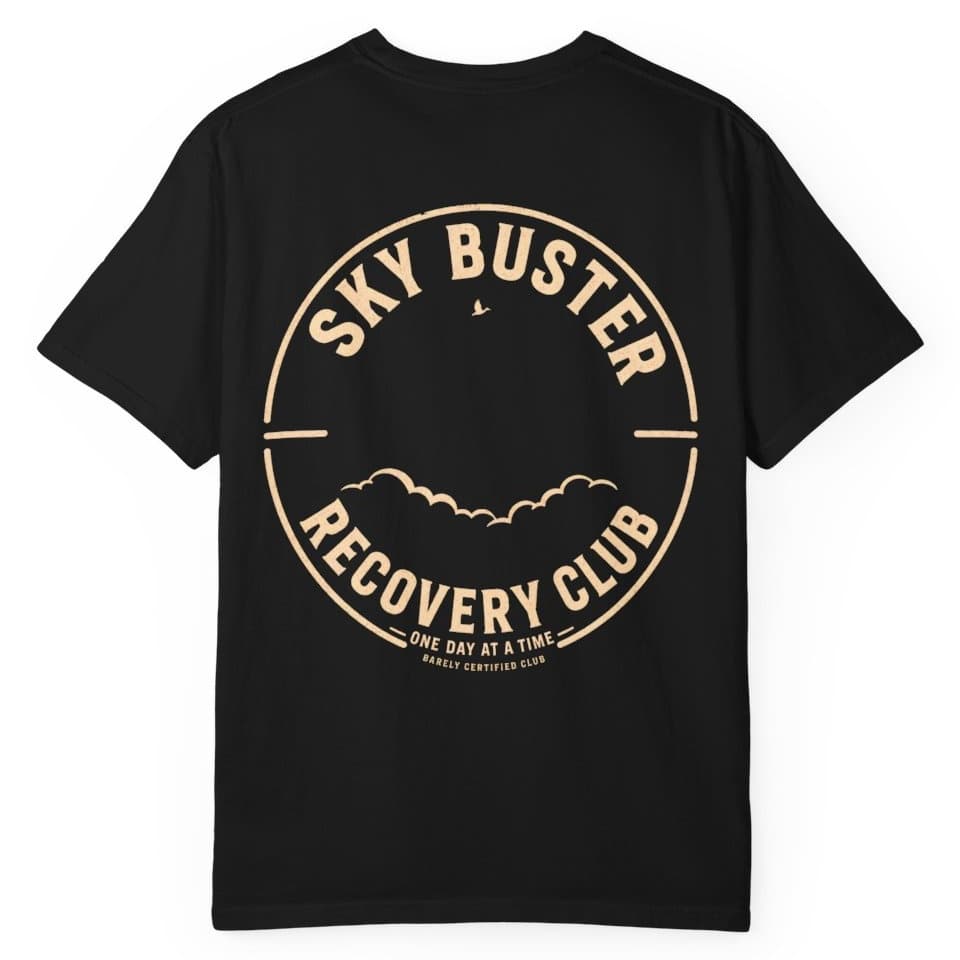 Sky Buster Recovery Club Duck Hunting Shirt t-shirt in Midnight, photo 3