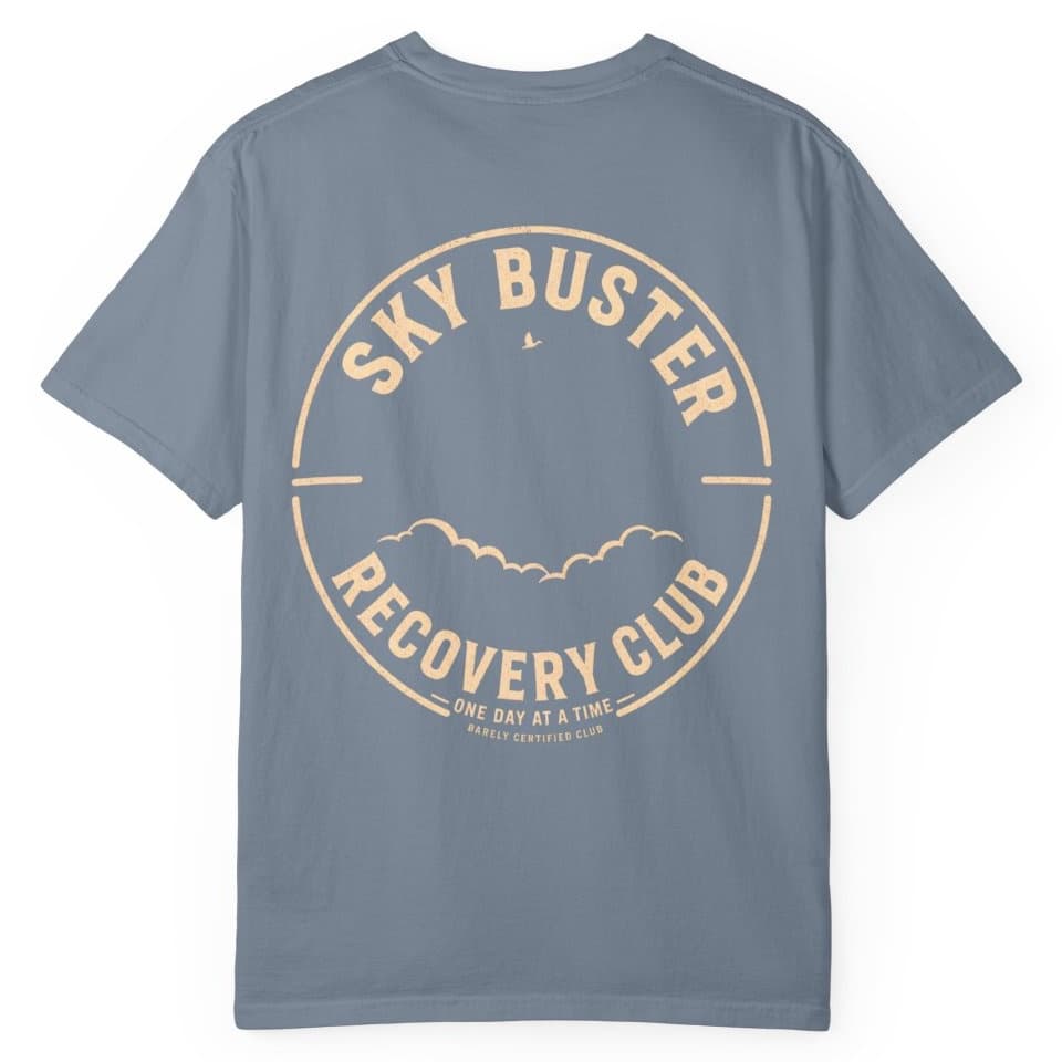 Sky Buster Recovery Club Duck Hunting Shirt t-shirt in Midnight, photo 15