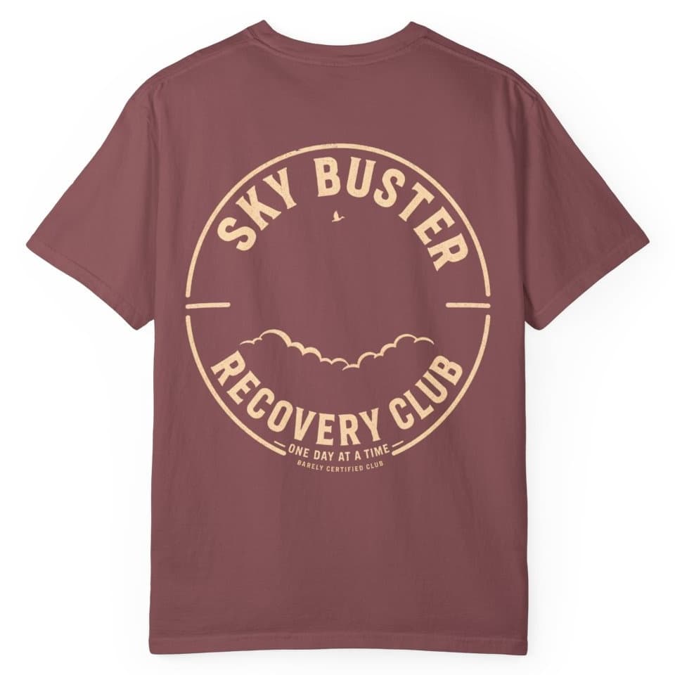 Sky Buster Recovery Club Duck Hunting Shirt t-shirt in Midnight, photo 17