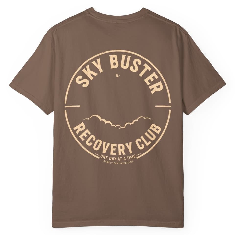 Sky Buster Recovery Club Duck Hunting Shirt t-shirt in Midnight, photo 5
