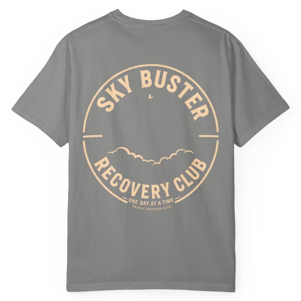 Sky Buster Recovery Club Duck Hunting Shirt t-shirt in Midnight, photo 13