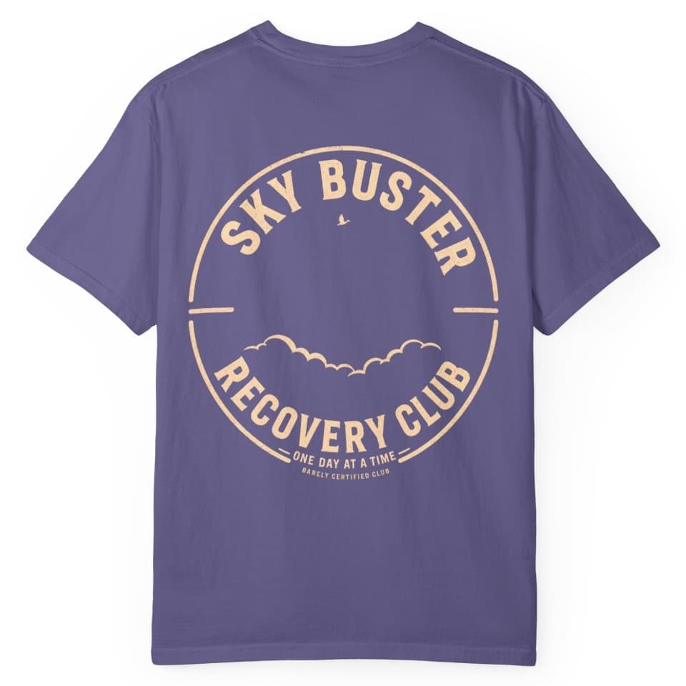 Sky Buster Recovery Club Duck Hunting Shirt t-shirt in Midnight, photo 11