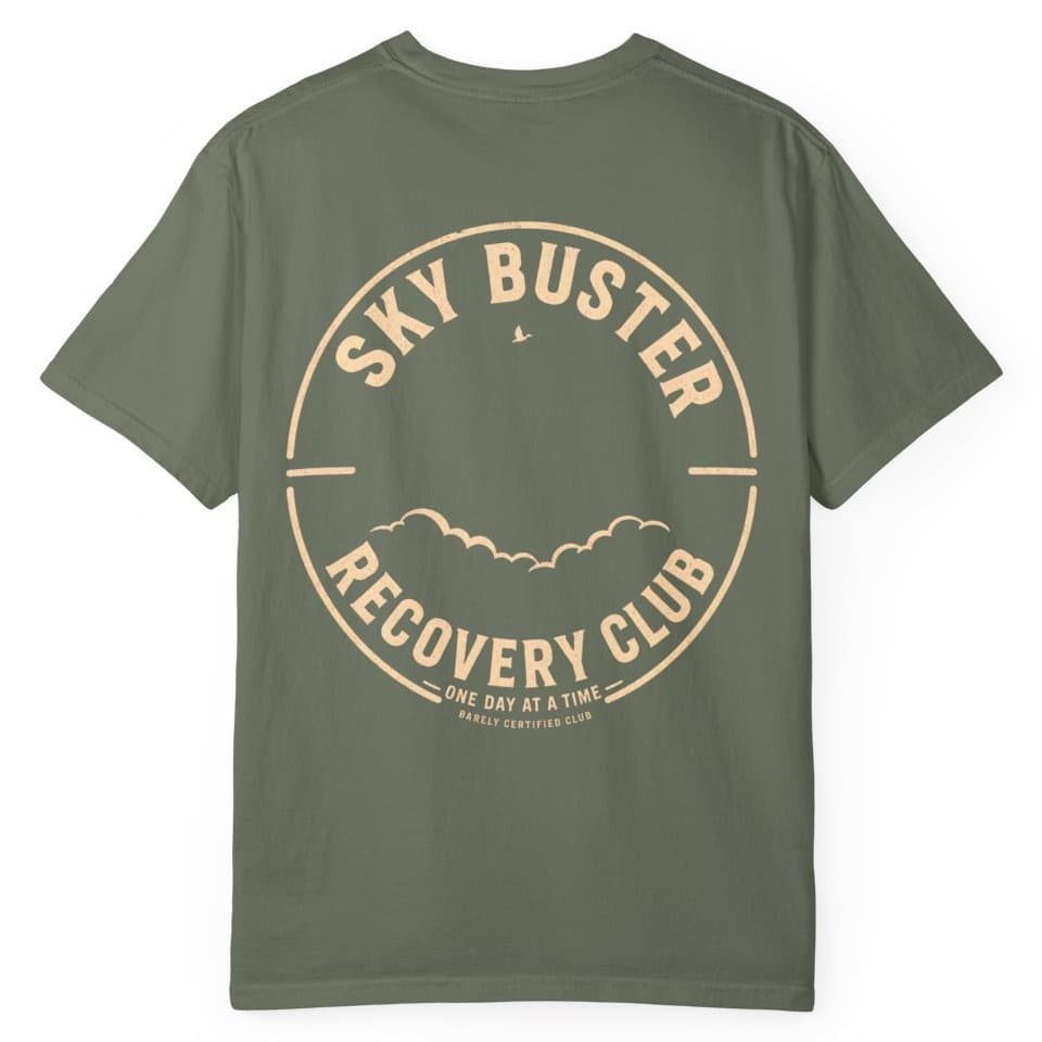 Sky Buster Recovery Club Duck Hunting Shirt t-shirt in Midnight, photo 9