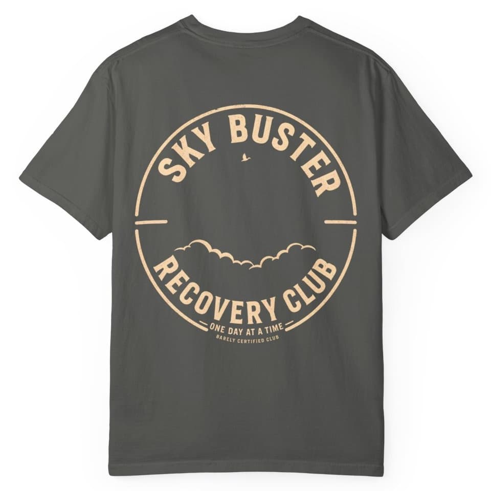 Sky Buster Recovery Club Duck Hunting Shirt t-shirt in Midnight, photo 7