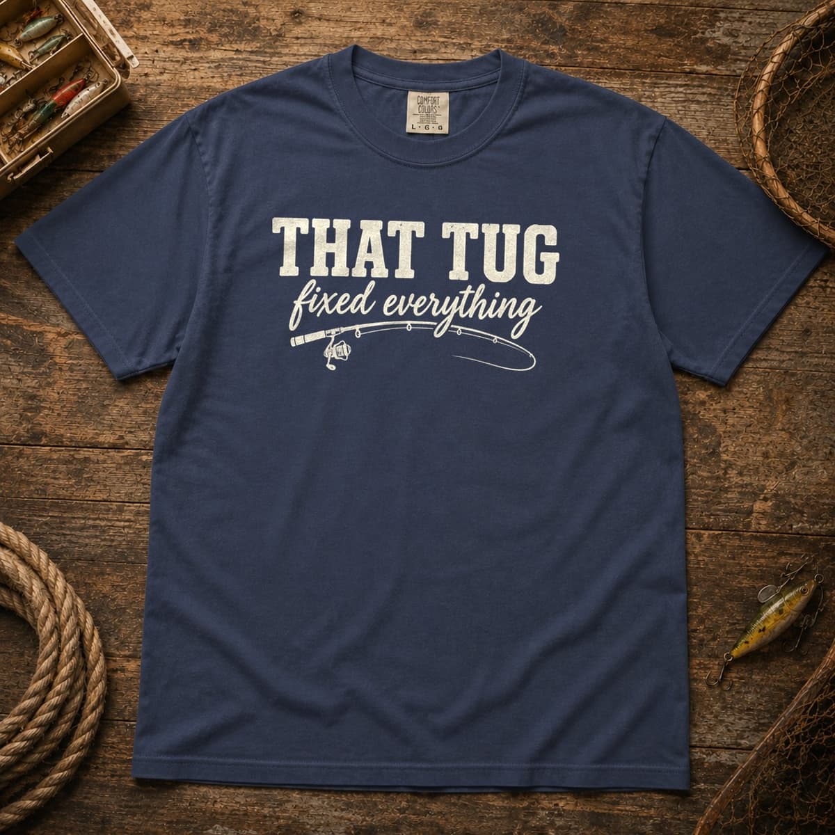 That Tug Fixed Everything t-shirt in Espresso, photo 10