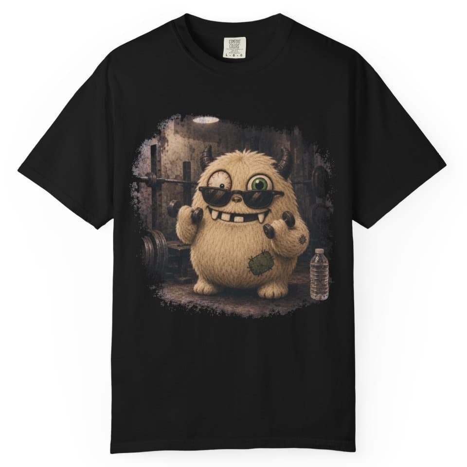 Tiny Dumbbell Confidence t-shirt in Pepper, photo 2