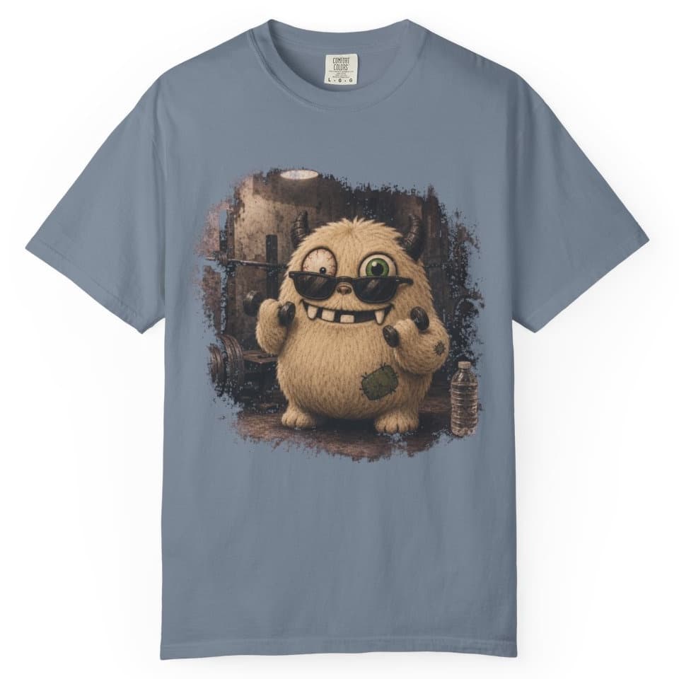 Tiny Dumbbell Confidence t-shirt in Pepper, photo 8