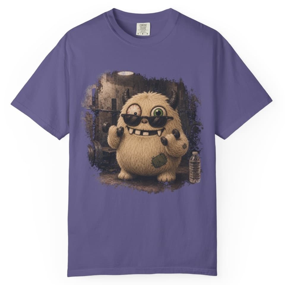 Tiny Dumbbell Confidence t-shirt in Pepper, photo 6