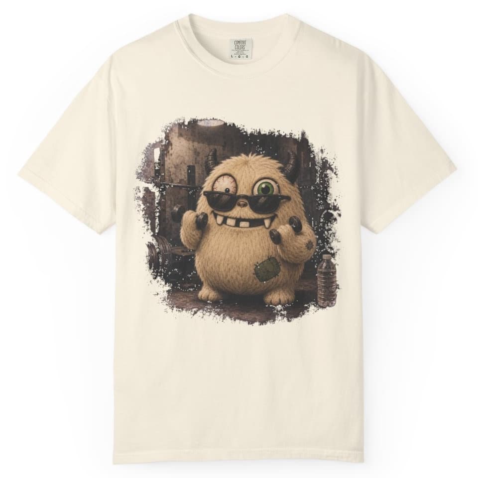 Tiny Dumbbell Confidence t-shirt in Pepper, photo 10