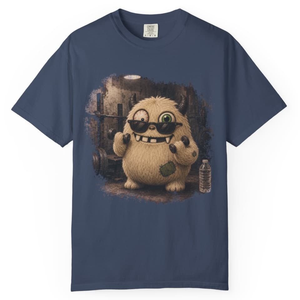 Tiny Dumbbell Confidence t-shirt in Pepper, photo 3