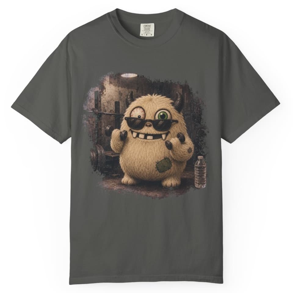 Tiny Dumbbell Confidence t-shirt in Pepper, photo 1