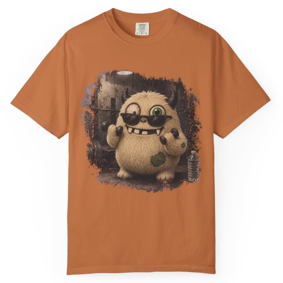 Tiny Dumbbell Confidence t-shirt in Pepper, photo 11