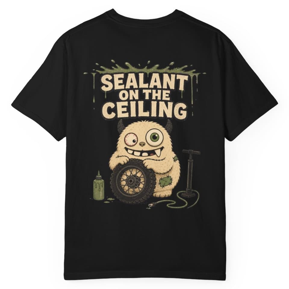 Tubeless Dept Sealant Incident Tee t-shirt in Black, photo 1