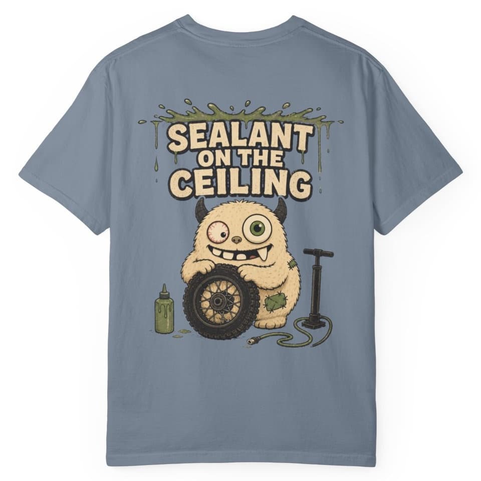 Tubeless Dept Sealant Incident Tee t-shirt in Black, photo 17