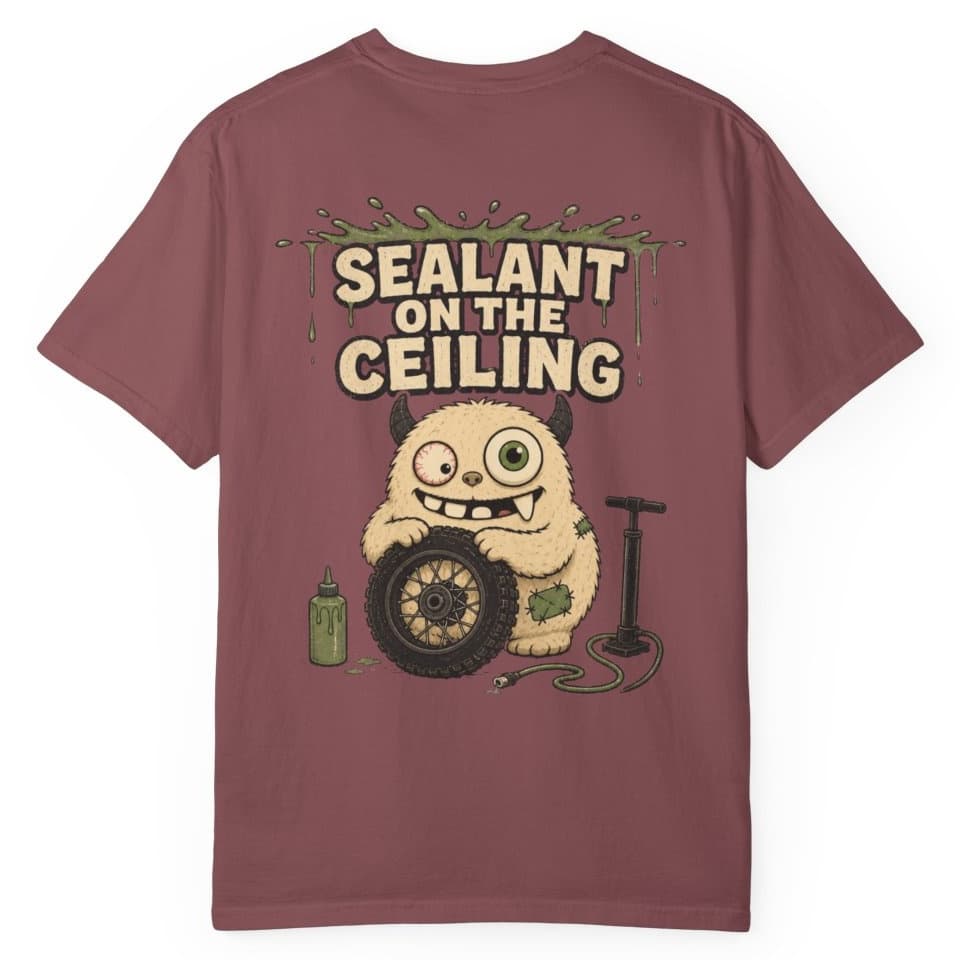 Tubeless Dept Sealant Incident Tee t-shirt in Black, photo 19