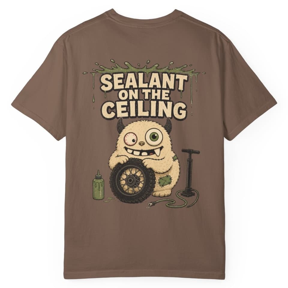Tubeless Dept Sealant Incident Tee t-shirt in Black, photo 5