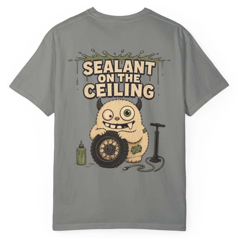 Tubeless Dept Sealant Incident Tee t-shirt in Black, photo 15