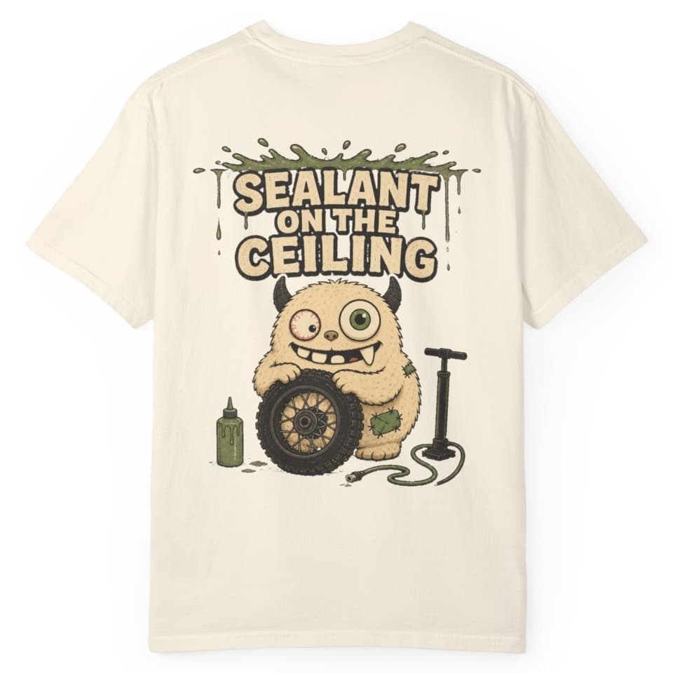 Tubeless Dept Sealant Incident Tee t-shirt in Black, photo 21