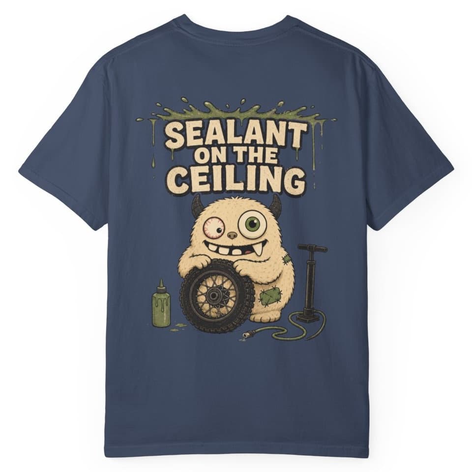 Tubeless Dept Sealant Incident Tee t-shirt in Black, photo 3