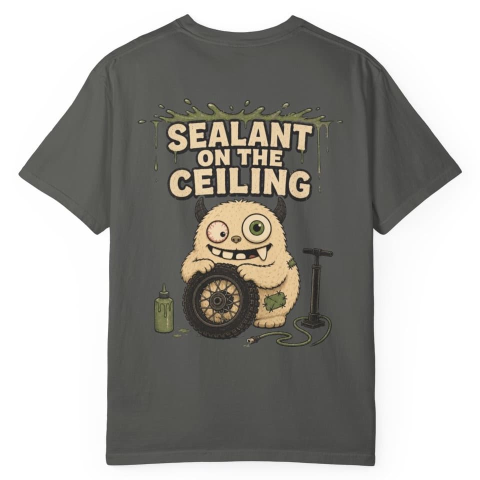 Tubeless Dept Sealant Incident Tee t-shirt in Black, photo 7
