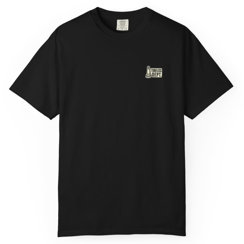 Tubeless Dept Sealant Incident Tee t-shirt in Black, photo 2