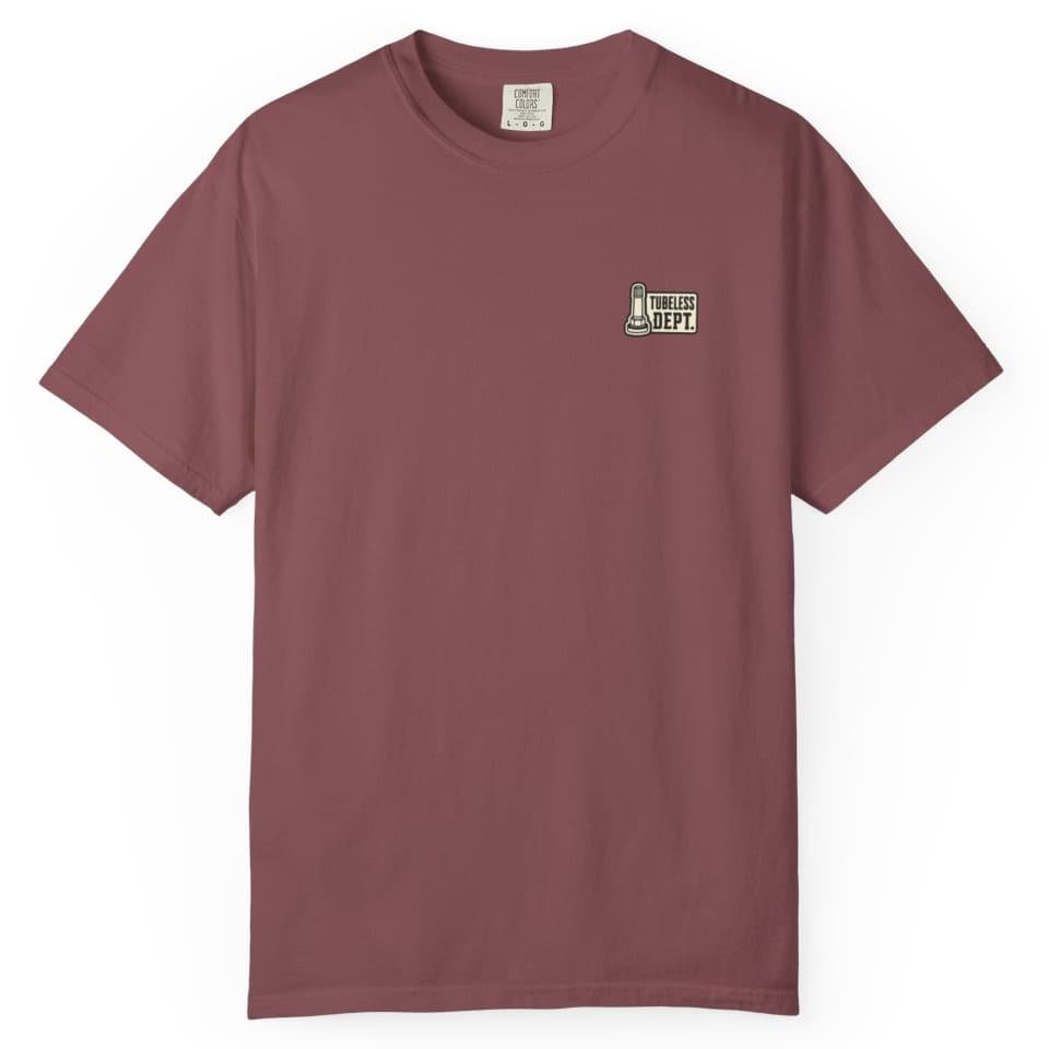 Tubeless Dept Sealant Incident Tee t-shirt in Black, photo 20