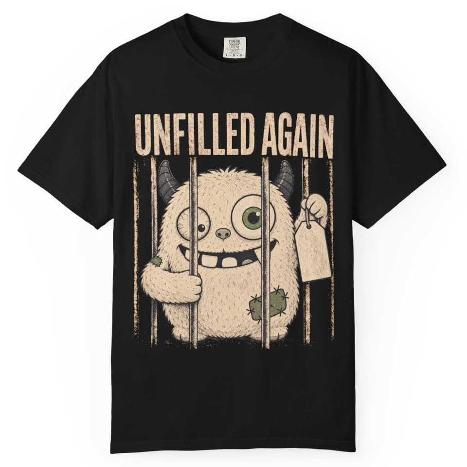 Unfilled Again t-shirt in Espresso, photo 3