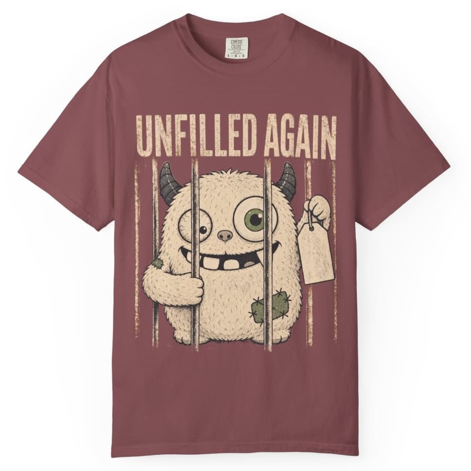 Unfilled Again t-shirt in Espresso, photo 9