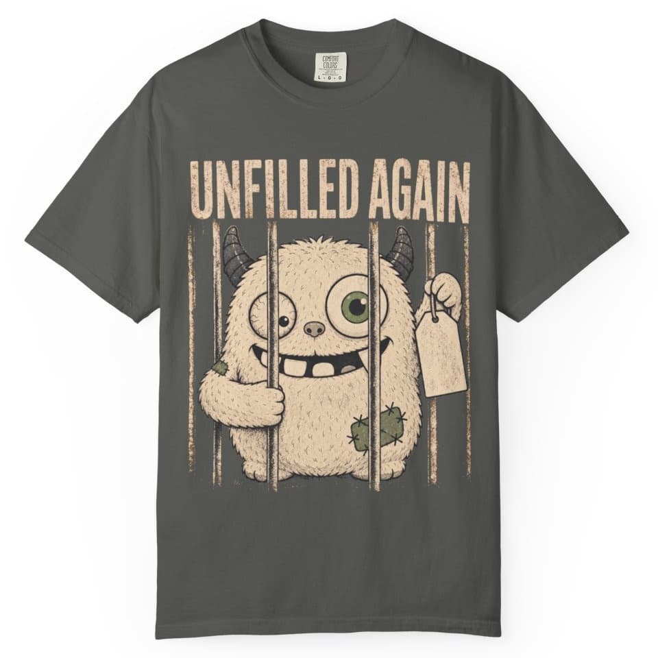 Unfilled Again t-shirt in Espresso, photo 5