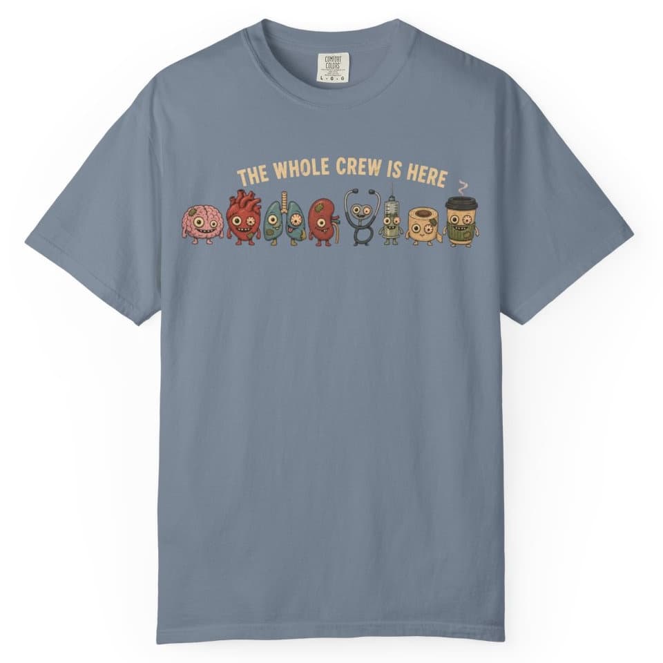 Whole Crew Is Here II t-shirt in Black, photo 8