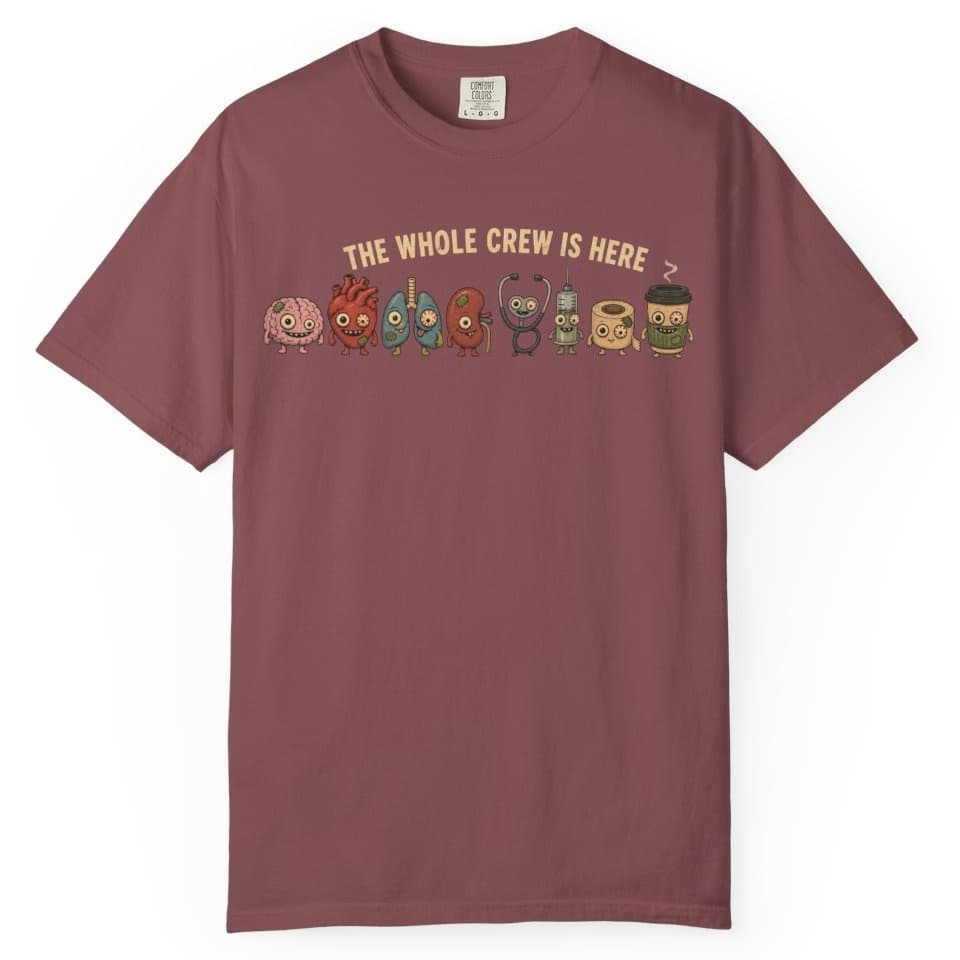 Whole Crew Is Here II t-shirt in Black, photo 9