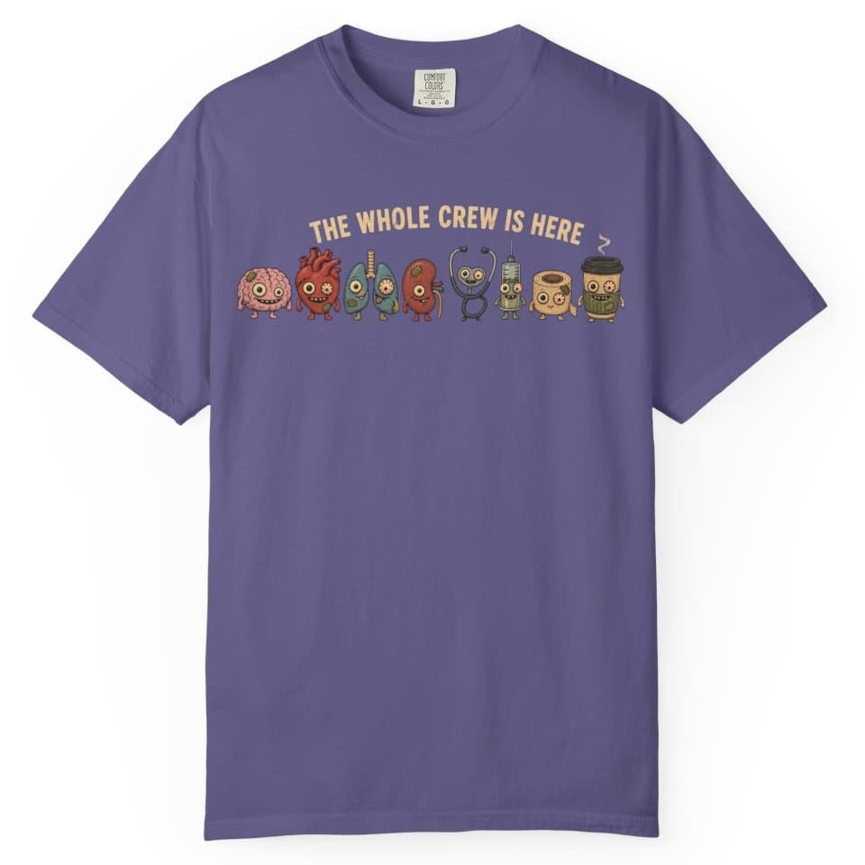 Whole Crew Is Here II t-shirt in Black, photo 6