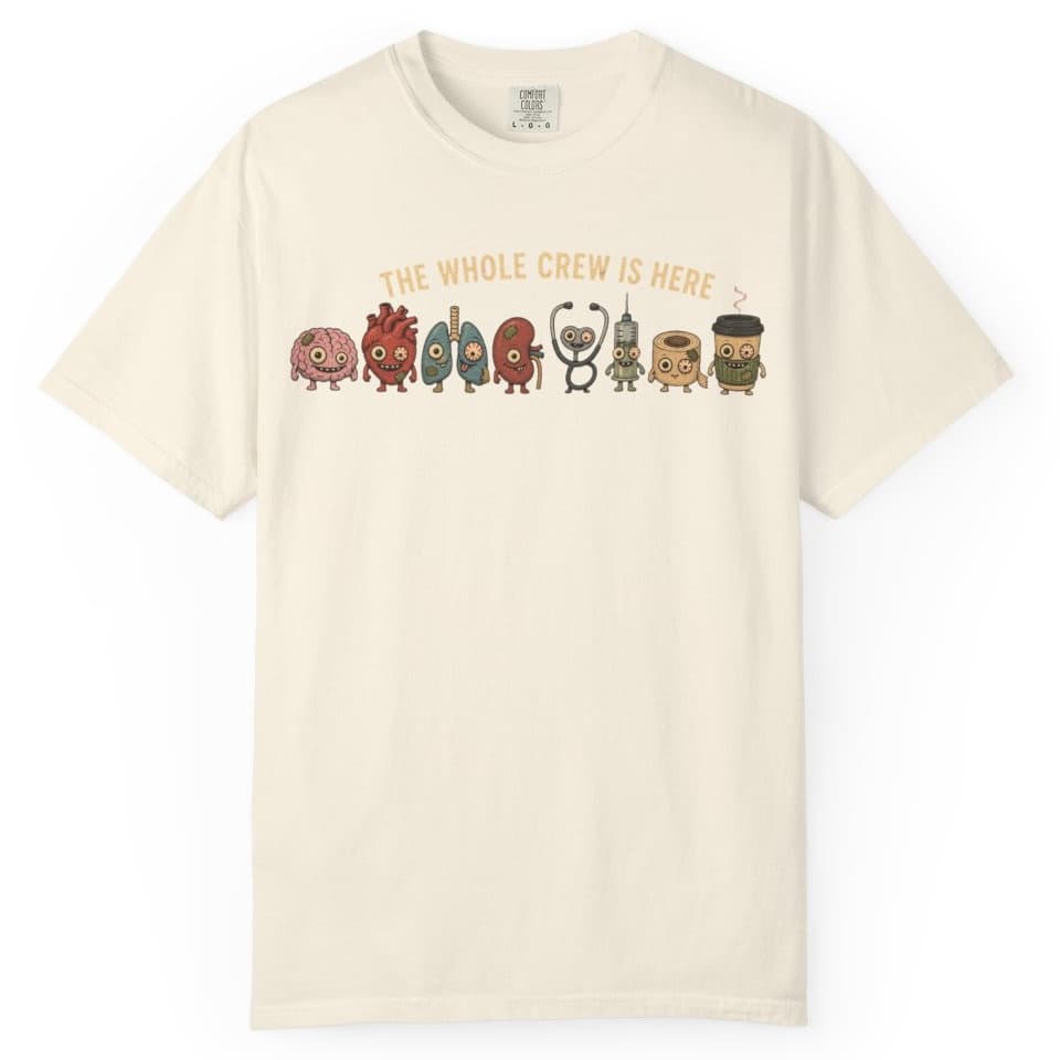 Whole Crew Is Here II t-shirt in Black, photo 10