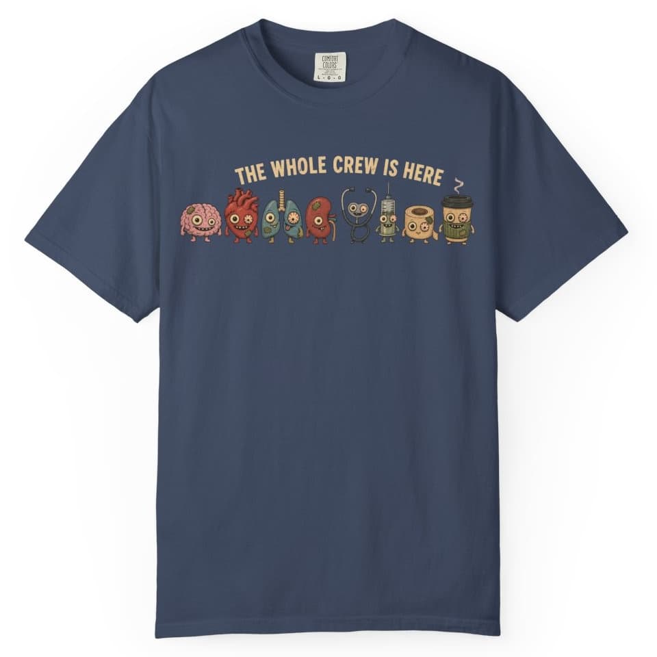Whole Crew Is Here II t-shirt in Black, photo 2