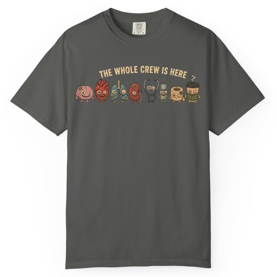 Whole Crew Is Here II t-shirt in Black, photo 4