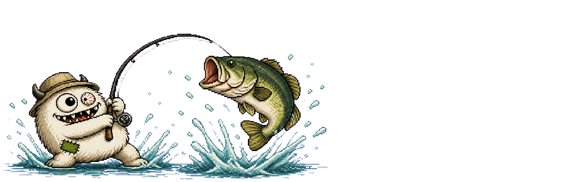 Bucky hauling in a big one
